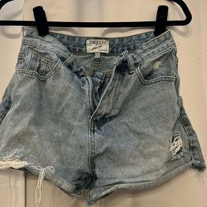Distressed denim shorts from VICI only worn once perfect condition